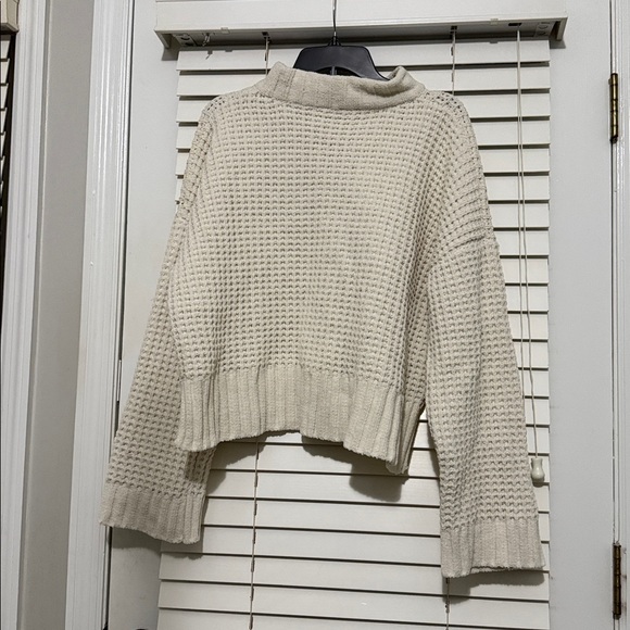 Altar'd State Cream Turtleneck Sweater - Picture 2 of 2